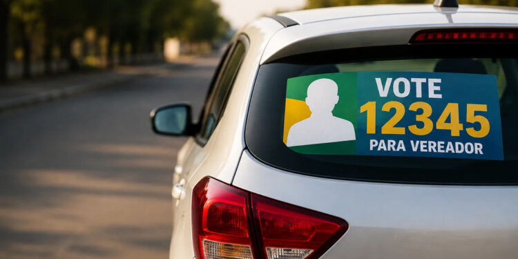 TSE proíbe propaganda e adesivos de candidatos em carros de aplicativos e táxis nas eleições
