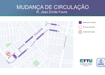 Avenida Jean-Emile Favre, no bairro do Ipsep, volta a ter circulação em mão dupla