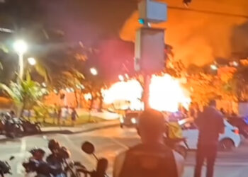 Incêndio destrói loja de paletes e deixa maternidade sem energia no Recife