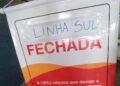 Linha Sul do Metrô do Recife amanhece fechada